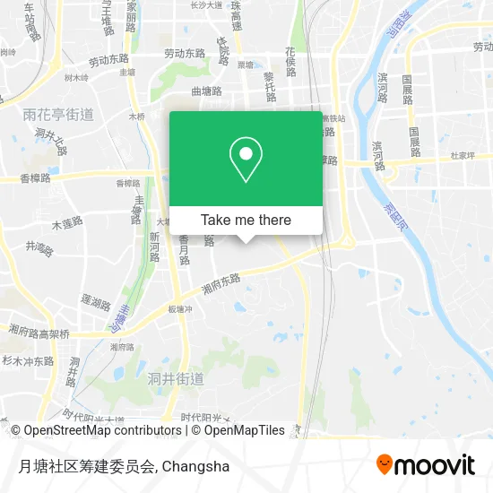 月塘社区筹建委员会 map