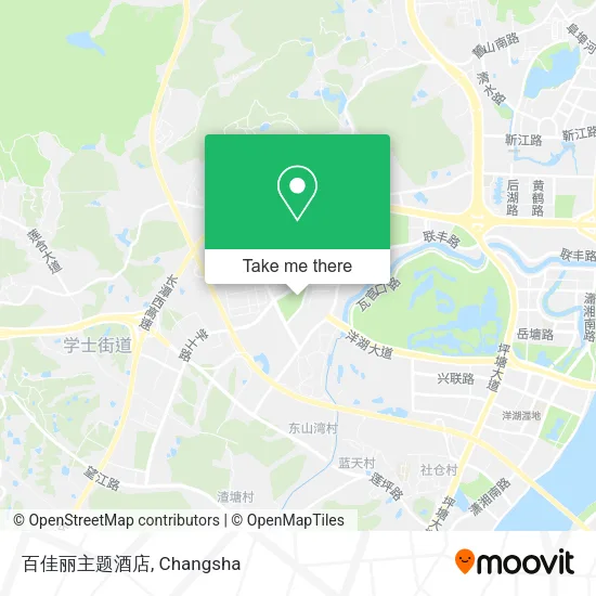 百佳丽主题酒店 map