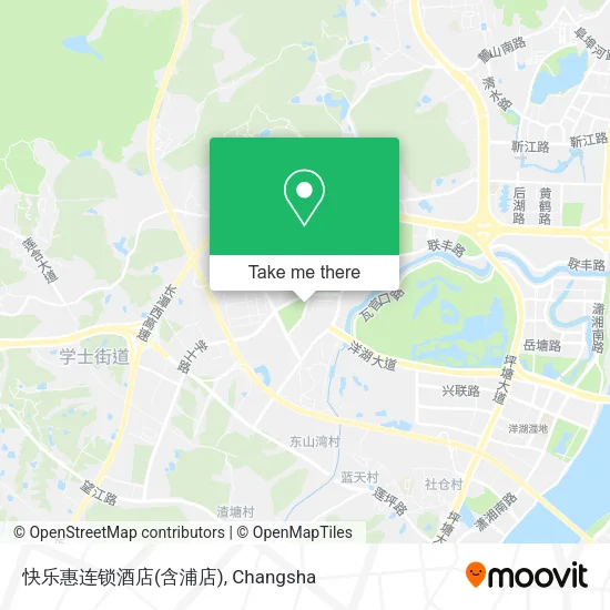 快乐惠连锁酒店(含浦店) map