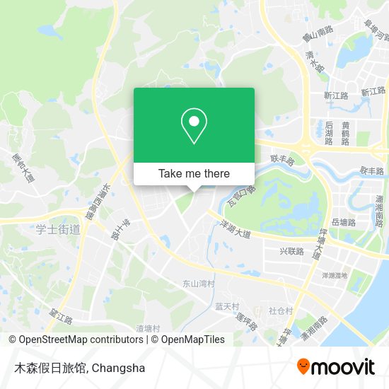 木森假日旅馆 map