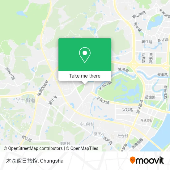 木森假日旅馆 map