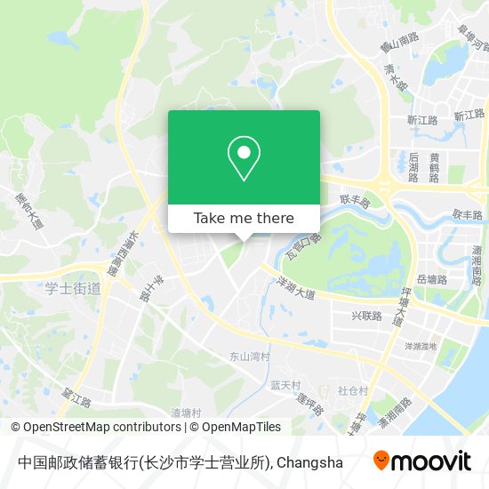中国邮政储蓄银行(长沙市学士营业所) map