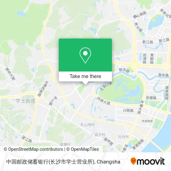 中国邮政储蓄银行(长沙市学士营业所) map
