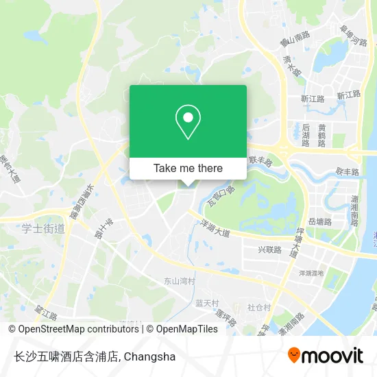 长沙五啸酒店含浦店 map
