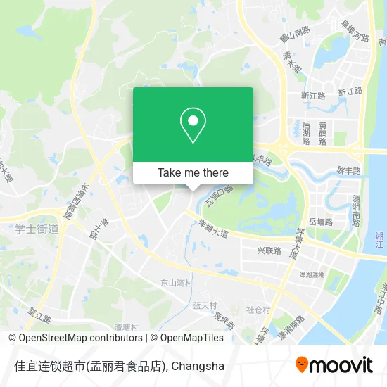 佳宜连锁超市(孟丽君食品店) map