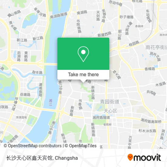 长沙天心区鑫天宾馆 map