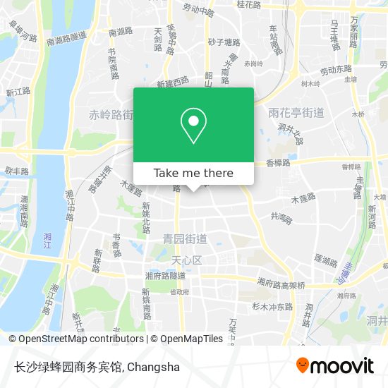 长沙绿蜂园商务宾馆 map