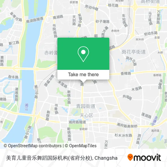 美育儿童音乐舞蹈国际机构(省府分校) map