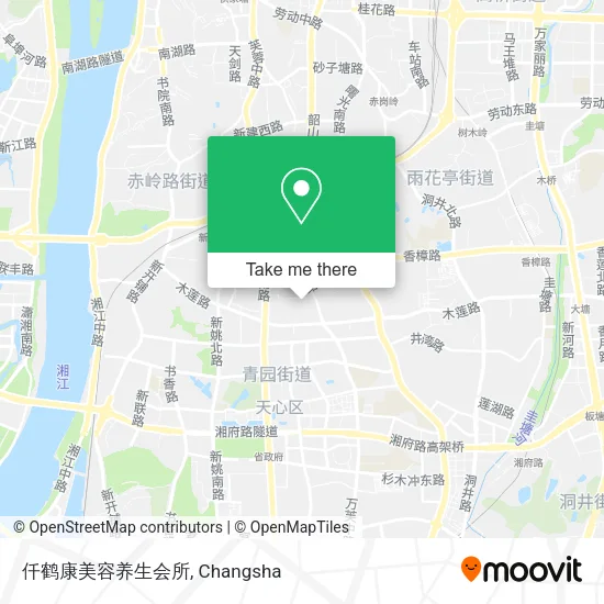 仟鹤康美容养生会所 map