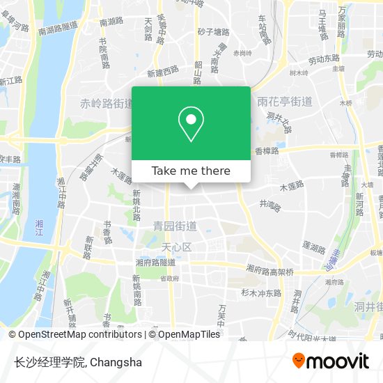长沙经理学院 map