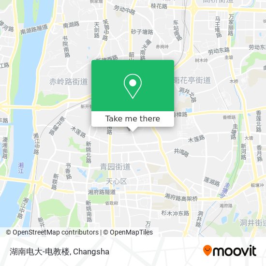湖南电大-电教楼 map