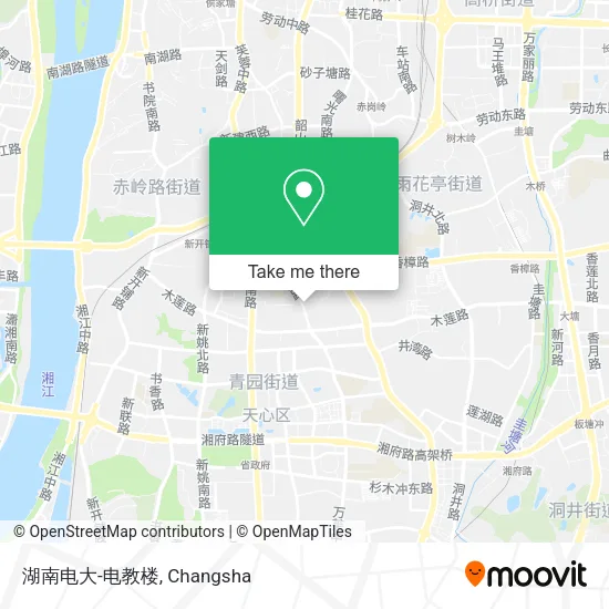 湖南电大-电教楼 map