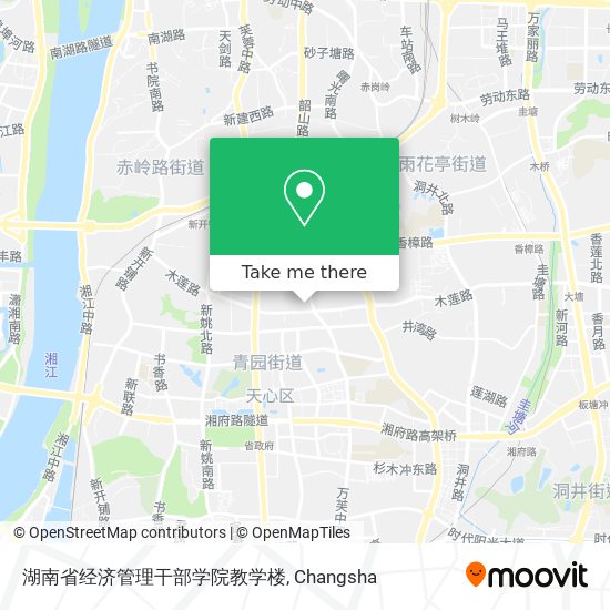 湖南省经济管理干部学院教学楼 map