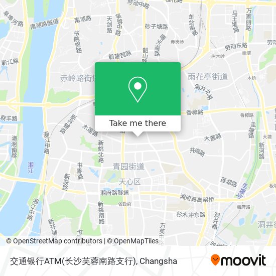 交通银行ATM(长沙芙蓉南路支行) map