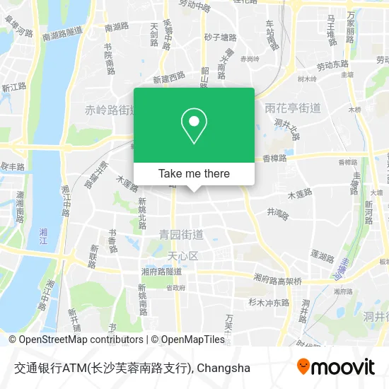 交通银行ATM(长沙芙蓉南路支行) map