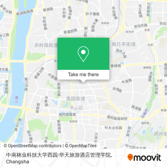中南林业科技大学西园-华天旅游酒店管理学院 map