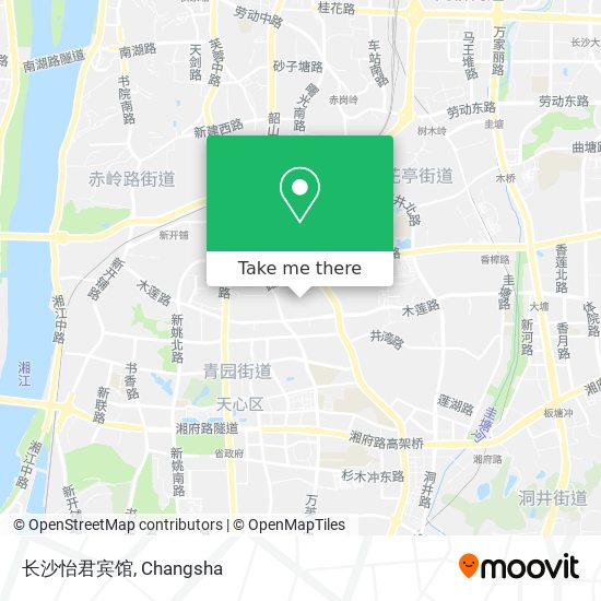 长沙怡君宾馆 map