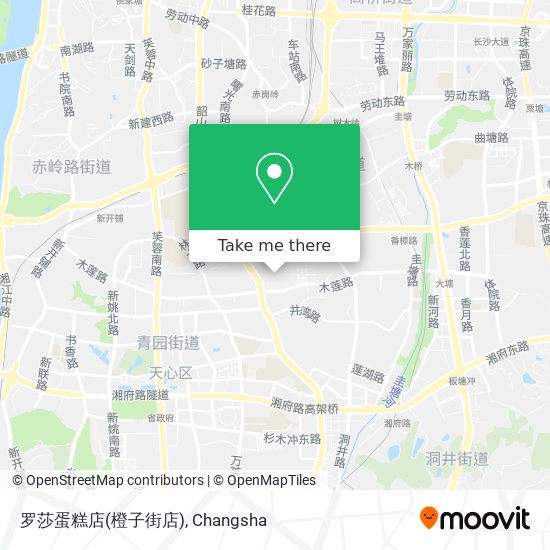罗莎蛋糕店(橙子街店) map