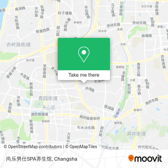 尚乐男仕SPA养生馆 map