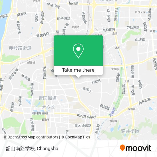 韶山南路学校 map