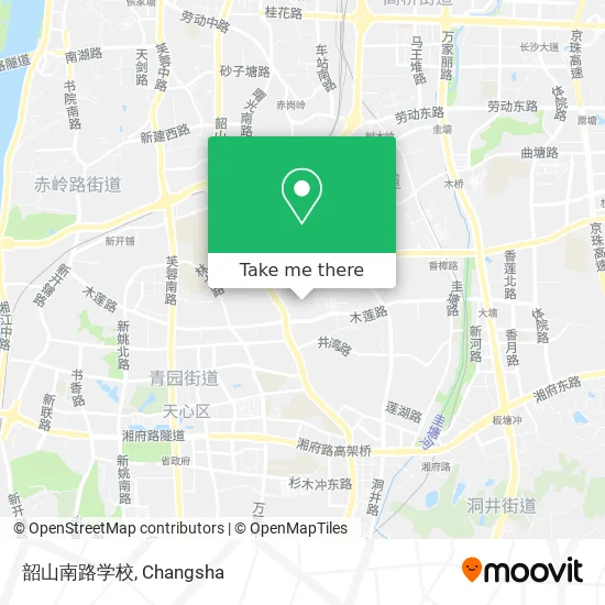 韶山南路学校 map