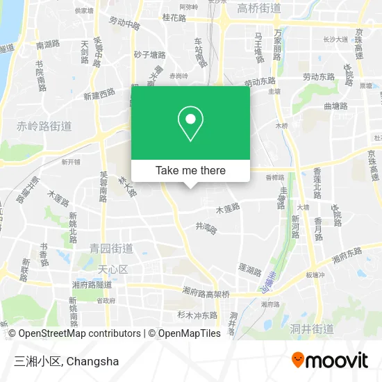 三湘小区 map