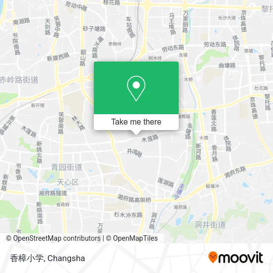 香樟小学 map