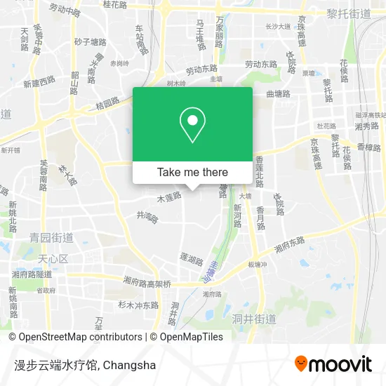 漫步云端水疗馆 map