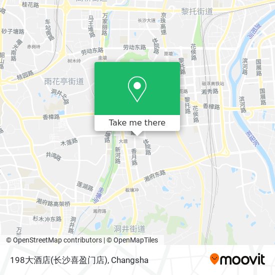 198大酒店(长沙喜盈门店) map