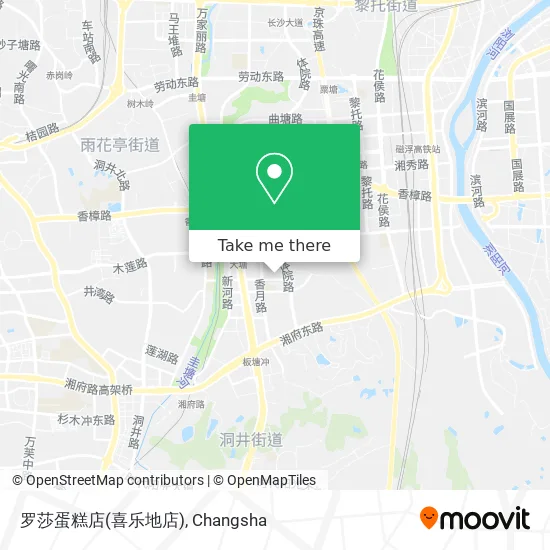 罗莎蛋糕店(喜乐地店) map