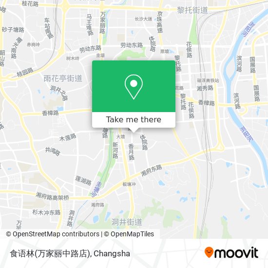 食语林(万家丽中路店) map