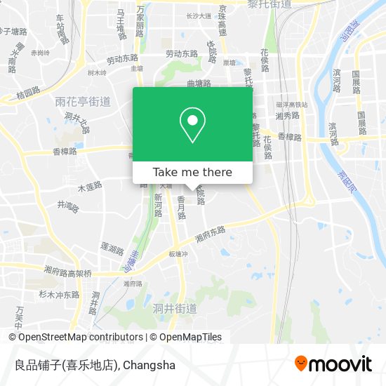 良品铺子(喜乐地店) map