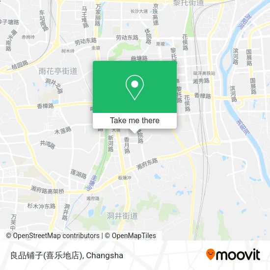 良品铺子(喜乐地店) map