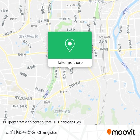 喜乐地商务宾馆 map