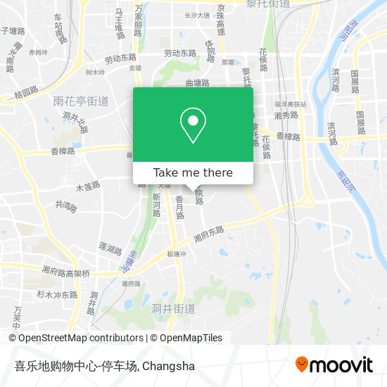 喜乐地购物中心-停车场 map