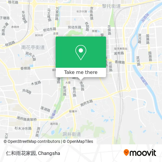 仁和雨花家园 map