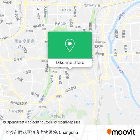 长沙市雨花区恒康宠物医院 map