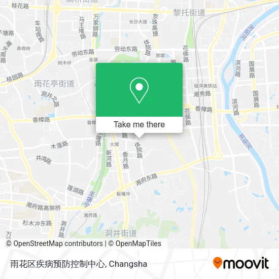 雨花区疾病预防控制中心 map