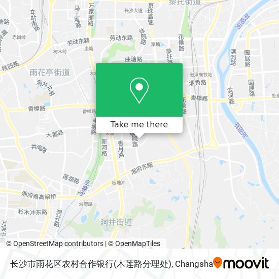 长沙市雨花区农村合作银行(木莲路分理处) map