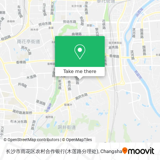 长沙市雨花区农村合作银行(木莲路分理处) map
