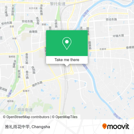雅礼雨花中学 map