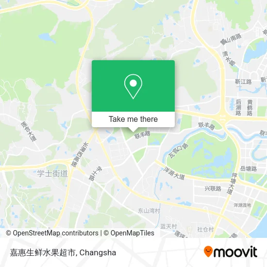 嘉惠生鲜水果超市 map