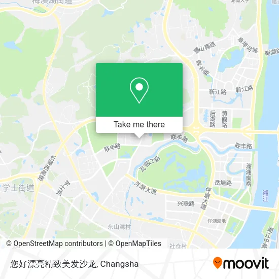 您好漂亮精致美发沙龙 map