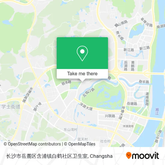 长沙市岳麓区含浦镇白鹤社区卫生室 map