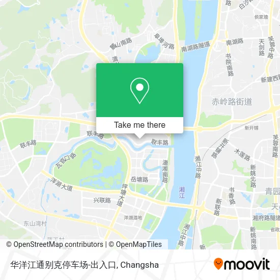 华洋江通别克停车场-出入口 map