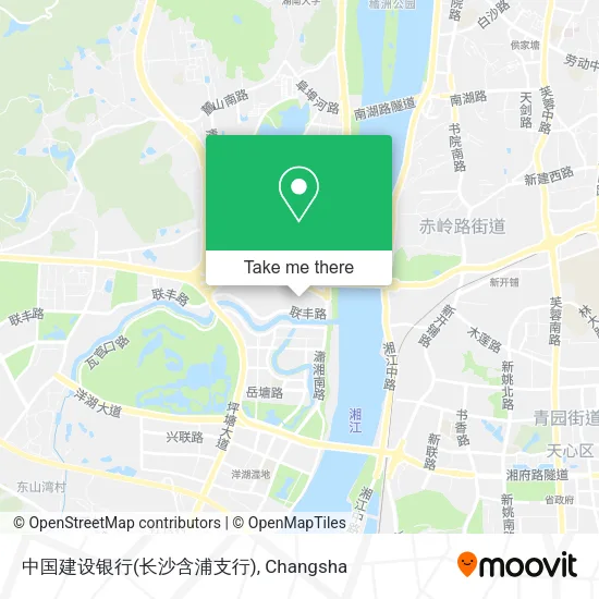 中国建设银行(长沙含浦支行) map