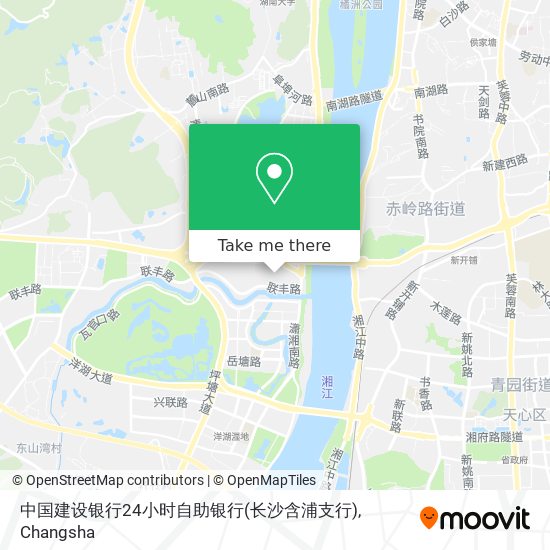 中国建设银行24小时自助银行(长沙含浦支行) map