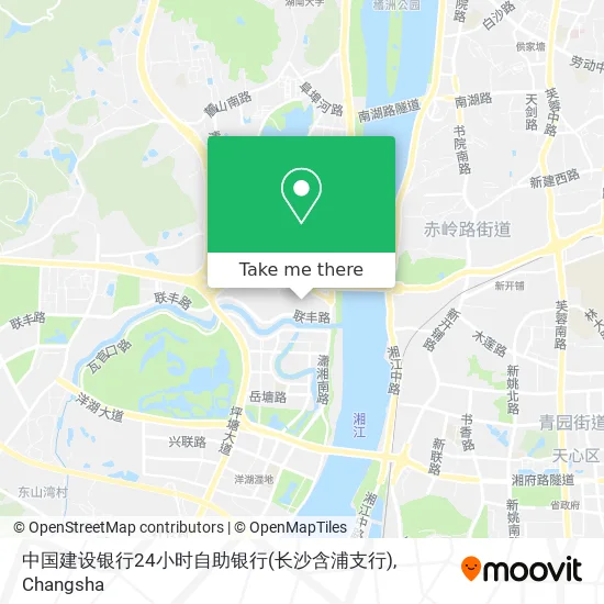 中国建设银行24小时自助银行(长沙含浦支行) map