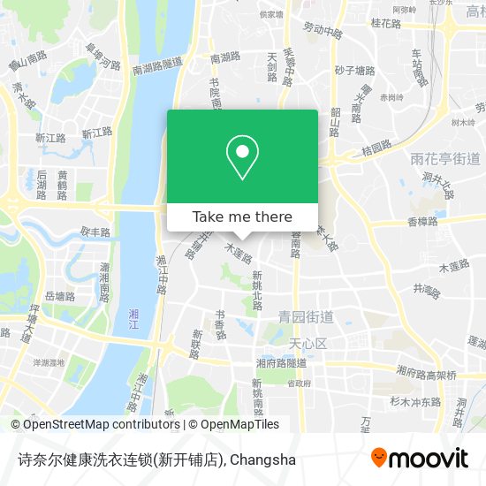 诗奈尔健康洗衣连锁(新开铺店) map