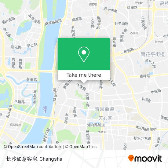 长沙如意客房 map